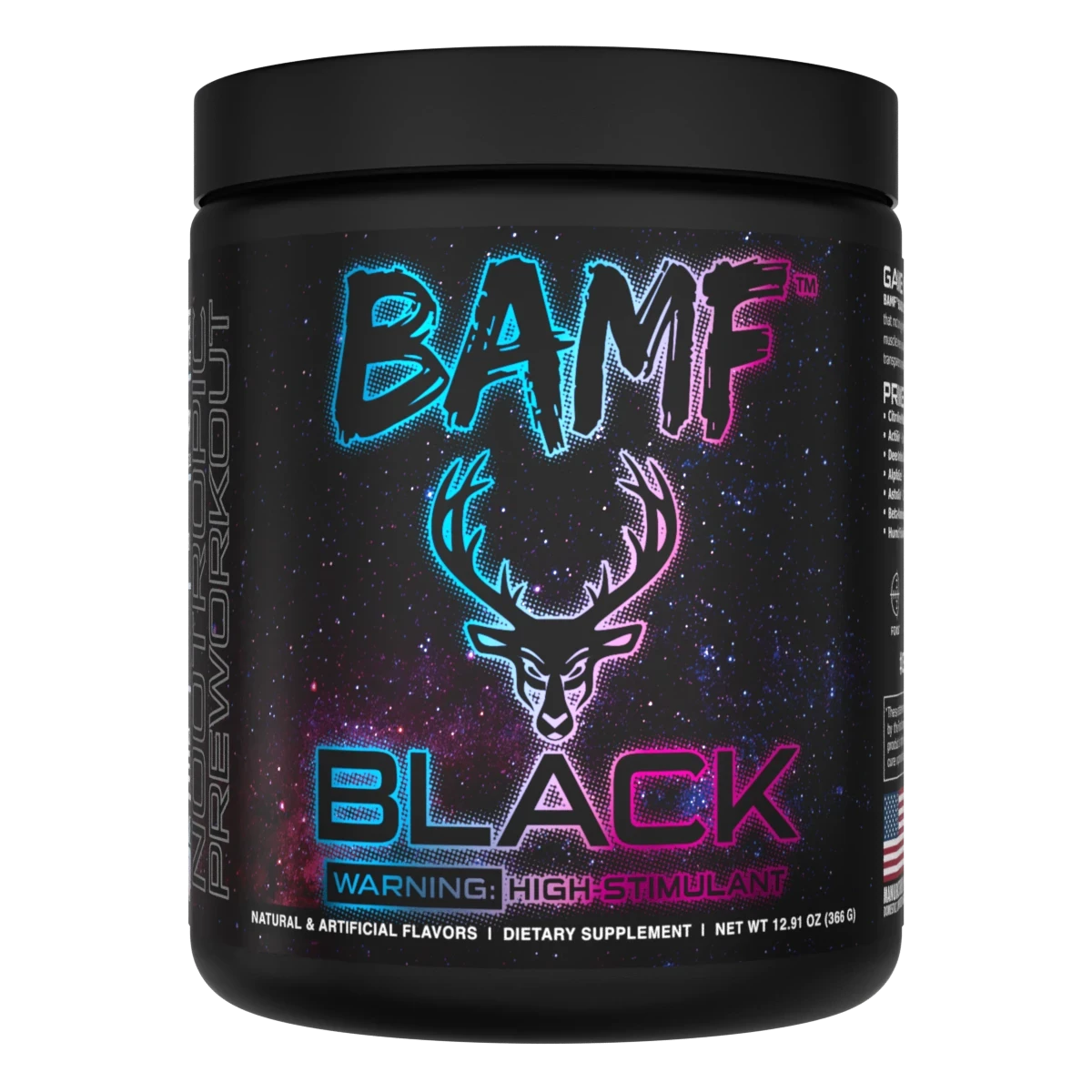 BAMF BLACK - High Stimulant Nootropic Pre-Workout